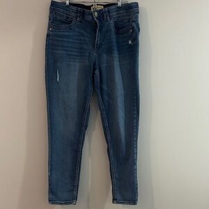 Democracy Dark Blue Cropped Jeans